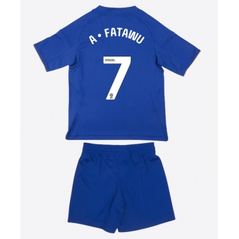 Billige Fotballdrakt Leicester City Issahaku Fatawu #7 Replika Hjemmedraktsett Barn 2025-26 Kortermet (med bukser)